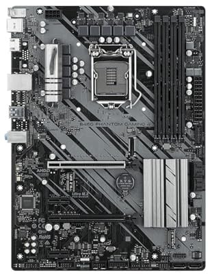Carte Mere pc Carte mère Fit for ASROCK B460 Phantom Gaming 4 LGA 1200 for processeurs i9-10900K, i7-10700, i5-10400F, i3-10100, DDR4 2933 MHz, SATA3, ATX