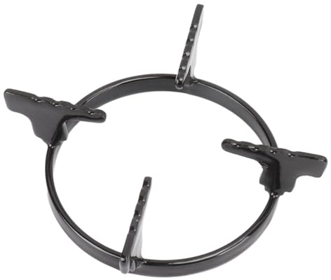 CHICIRIS Wok Ring, Cast Iron Wok Rack, Portable Gas Stove Stand for Stable Cooking Small Pots and Pans