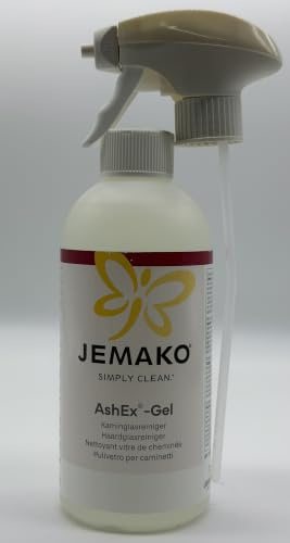 Jemako AshEx-Gel 500ml + Schaumpumpe Kaminglasreiniger
