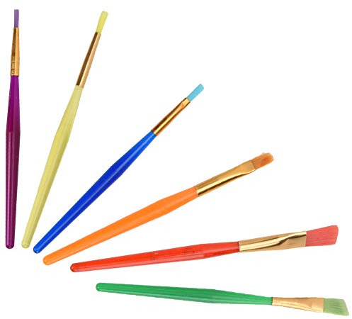 Generic Kuchen-Färbepinsel-Set mit 6 Stück, Langlebiger Nylonpinsel, Einfach zu Verwendendes Dekorationswerkzeug für Backbegeisterte, Geschenk für Sich Selbst oder Backliebhaber