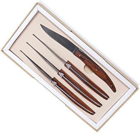 LAGUIOLE - 4er-Set stonewash Steakmesser