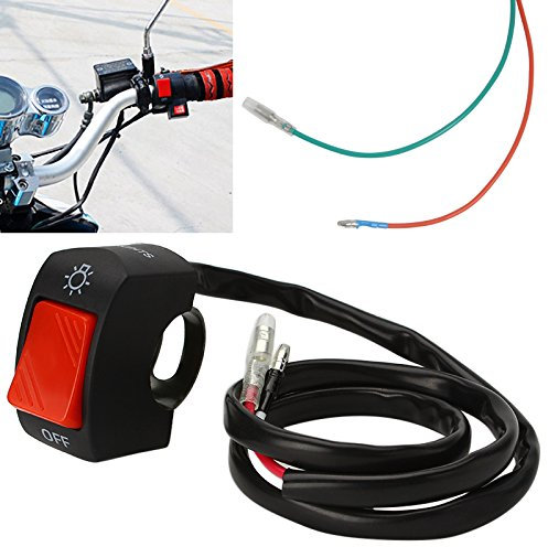 iTimo Interrupteur de guidon de moto - Interrupteur marche/arrêt