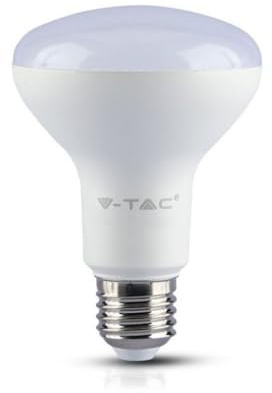 V-TAC R80 Reflector E27 LED Bulb | 10W/75W E27 Bulb | R80 LED Bulb | LED Spotlight Bulbs Screw | Non Dimmable 3000K Warm White