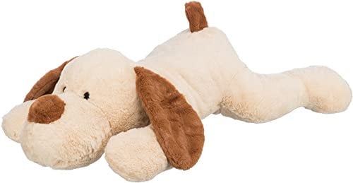 TRIXIE geräuschloser und beruhigender Ankuschelhund Benny aus Plüsch für Welpen, Hundespielzeug, Kuscheltier, 75 cm - 36980