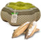 livasia Meditationskissen Stern groß - Ø 40x20cm - Yogakissen mit Kapok, Pouf, Bodenkissen sternförmig Yoga Zen Meditation, Zafukissen Garten Balkon, Sitzkissen handgefertigt (Grün)