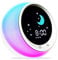 I·CODE Time to Wake Alarm Clock for Kids, Children's Sleep Trainer, Kids Wake Up Light, Sleep Sound Machine