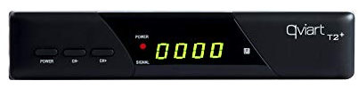 Qviart T2+ Receptor TDT DVB-T2 H265/H.264 Full HD 1080p con HD-OUT, Scart, Timeshift, Grabador PVR, EPG y USB 2.0, para la Television Actual y la del Futuro