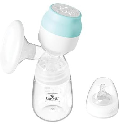 Lorelli Save Your Time elektrische Milchpumpe, für Zuhause und Unterwegs, Ergonomisch Blau
