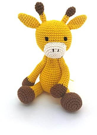 Kuscheltier Giraffe | gehäkelte Giraffe | Geschenk für Baby | Geschenk zur Geburt | Geburtstagsgeschenk | Geschenkidee Geburt | Babyshower