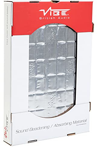 VIBE Audio AntiVibe Kombipack – 4 Blatt Antivibe Schalldämmung und 2 Blatt Antivibe Absorber, ANTIVIBESDA-V9