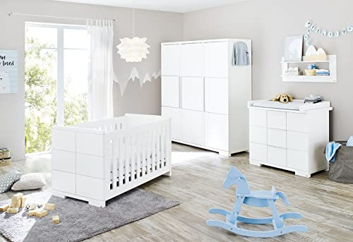 Kinderzimmer'Polar' breit groß, inkl. Wandregal
