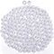 2160 Hotfix-Strasssteine,Flatback Glitzersteine Stones, Glas, runde Kristalle Strasssteine, Edelsteine​zum Basteln, für Kleidung, Schuhe, Taschen, DIY-Dekoration,Transparents White,SS20,4.6MM-4.8MM