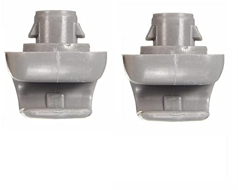 Clip de Soporte de Parasol/Gancho de Parasol de Repuesto para Honda Accord Civic CRV 1998-2011 88217S01A01ZA,Reemplazo del Interior del Coche,Paquete de 2 (Gris)