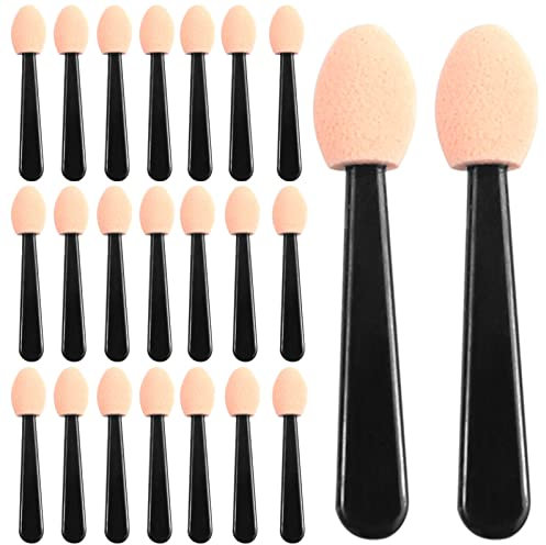 50Pcs Eyeshadow Applicator Brush Disposable Eyeshadow Brushes Sponge Eye Shadow Brush Pack Makeup Eyeshadow Sponge Applicators for Eyeliner Eye Makeup Arts Crafts Diy Nail Art Beauty Tool