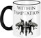 Oudrspo Within Hat Temptation Keramikkaffeetassen, Kaffeetasse Keramikbecher Neuheit Becher großer Teetassen für Büro und Zuhause