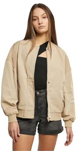 Urban Classics Damen Ladies Recycled Oversized Light Bomber Jacket