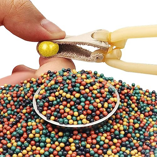 Bola de Arcilla Dura, 500 g, 9 mm, Bola de Lodo para Ejercicios de Centrifugado, Bolas de Arcilla