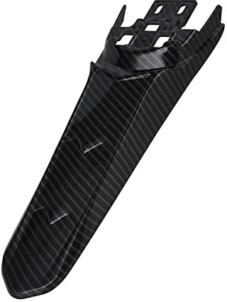 Motorrad Schutzblech Hinten Verlängerter,Kotfluegel Hinten für Sur Ron Light Bee X/S Segway X260 X160 Electric Dirt Bike-Kohlefaser Muster