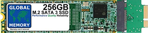 GLOBAL MEMORY 256GB M.2 NGFF SATA 3 SOLID STATE DRIVE (SSD) FOR MACBOOK AIR (2010-2011)