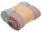 Kindsgard Babydecke „himsky“ – Rosa/Mint – 2er-Pack aus 100% Musselin-Baumwolle – atmungsaktiv, weich & vielseitig – Spucktuch & Kuscheldecke – ideal für Erstausstattung & unterwegs