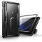 Dexnor for Samsung Galaxy Tab S9 FE+ Case, [Built in Screen Protector and Kickstand] Heavy Duty Military Grade Protection Shockproof Protective Cover - Black