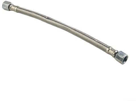 Tuyau flexible pour compresseur d'air, longueur 280 mm, construction en acier inoxydable, performance fiable