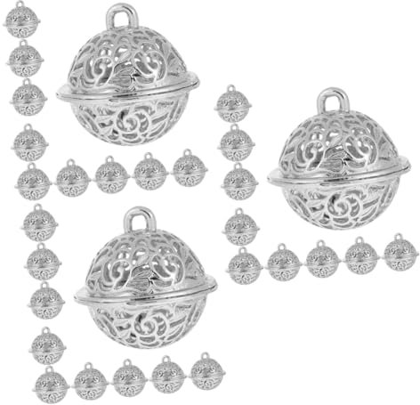 IMIKEYA 36 STK selbstgemachte Glocke Weihnachtsbaumschmuck Zubehör für Pfirsichglocken weihnachtsdeko Christbaum anhänger Wohnkultur Christbaumschmuck Partyglocke Ornament Fensteranhänger