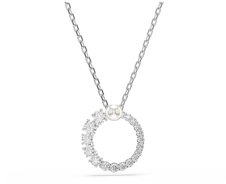 Swarovski Matrix Kollektion Halskette, Kristallperle, Rundschliff