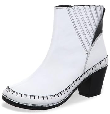 Gemini Damen Stiefelette weiß