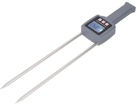 Heu-Feuchtigkeitsmesser, Tragbarer Getreidestroh-Feuchtigkeitstester, Brennholz-Feuchtigkeitsmesser mit LCD-Display, Hochpräziser Heu-Feuchtigkeitstester Zur Überwachung und