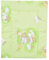 Baby Delux Wickelauflage Wickelunterlage 60x75 cm weiche Wickeltischauflage Baumwolle wasserdicht waschbar (Nachtland grün)