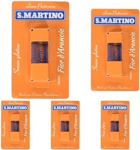 S.Martino Blister Aroma Fior d'Arancio senza Glutine, 4ml (Confezione da 5)