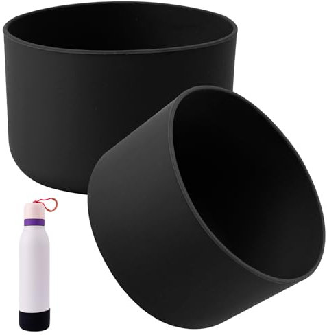 Gosknor Silicone Boot for Owala, 2.95 Inch Diameter Bottle Sleeve Anti-Slip Bottom Protective Cover Flip Water Bottle Accessories Compatible with Freesip 24 oz