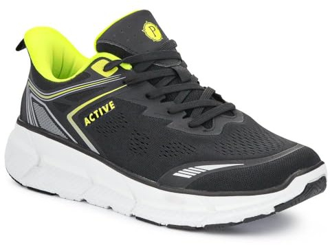 Just Step in Wide Fit Memory Foam Trainers - Black Size 8