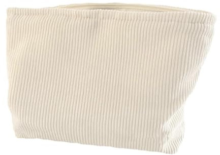 Petite Trousse de Maquillage, Trousse de Maquillage Tissu Sac à Cosmétiques à Glissière,Pièces Trousse de Toilette Femme, Toilette de Voyage pour Port Quotidien,Blanc Laiteux