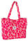dalerno Canvas Tasche Damen Shopper Rosa Leo Muster – Große Umhängetasche Schultertasche für Alltag, Büro, Einkauf & Freizeit Leoparden Muster Pink