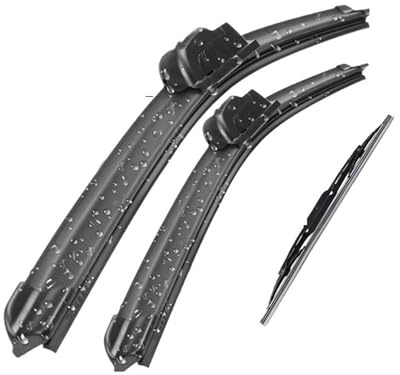 Passend for Chrysler PT Cruiser 2000–2010: Scheibenwischer-Set (21 + 20 + 16) for Front- und Heckscheibe.