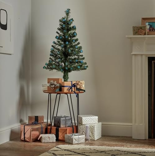 Home 3ft Fibre Optic Christmas Tree - Green