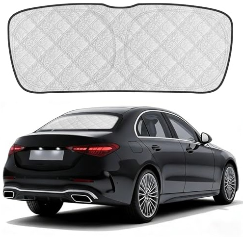 Parasol para Coche Ventana Trasera Reemplazo para Mercedes-Benz C-Class W206 2022-2026, Plegable Parasol para Parabrisas de Coche, Bloquea El 99% de Los Rayos UV y Mantiene Fresco El Vehículo