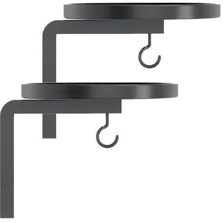 Generico Portapiante da Finestra - Portafiori Decorativo in Metallo - Portapiante da Finestra,per Interno Esterno Cucina Bagno Balcone Terrazzo Recinzione Davanzale