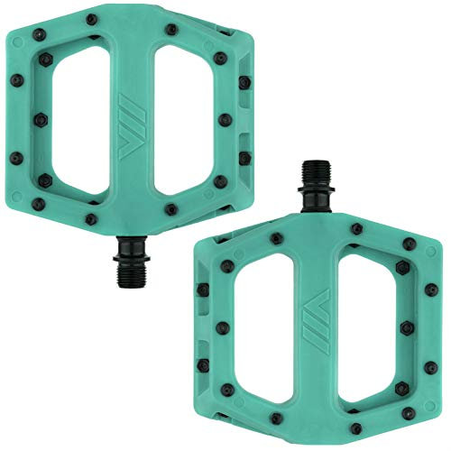 DMR V11 Plastic 9/16 Inch Platform Bike Pedals Turquoise