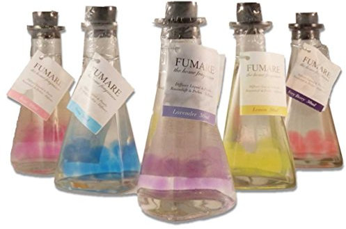 Raumduft mit Perlen - Diffuser mit 6 Stäbchen - 50ml Duftöl Lufterfrischer verschiedene Düfte (2er Set)