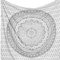 THE ART BOX Indie Wandteppich Baumwolle Mandala Wandbehang Deko Teppich Aesthetic Room Decor Dekoration Wandtuch/Strandtuch Wohnzimmer Indische Tücher Schlafzimmer, Silber und Weiß,135x210 Cm