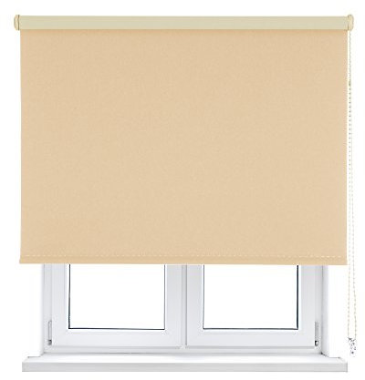 VIEWTEX | Estor Enrollable Opaco Térmico Albaricoque 75 X 190cm | Bloquea la Entrada de la luz | Fabricado en España | Garantia 5 años