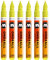 Molotow One4All 127HS Acryl Marker (2,0 mm Strichstärke, hochdeckend und permanent, UV-beständig, für fast alle Untergründe) 6 Stück Farbe 236 giftgrün