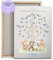 FEENSTAUB Gästebild Taufe, Gästebuch Fingerabdruck Taufe, personalisiertes Fingerabdruckbild, Fingerprint Willkommensfeier, Taufbild Fingerabdruck, Taufbaum Fingerabdruck Leinwand