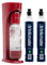 Drinkmate OmniFizz Sparkling Water and Soda Maker, Carbonates Any Drink Not Just Water, Fizzy Drink Maker, Water Carbonator, Sparkling Water Machine, x2 CO2 Cylinders Included, Royal Red