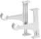 artapisserie.fr Lot de 2 Supports Blancs sans perçage pour Tringle à Rideaux ø20-28mm pour Coffre de volet Roulant