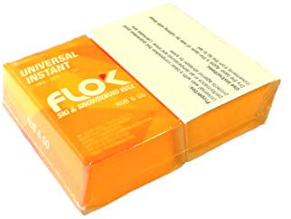 FLOK. Skiwachs 2 x 60g Universal Instant (Rub & Go). Skiwachs, heibwachs ski, fluorfreies, Langlauf, rennwachs, schnell, hochleistung