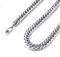 FindChic Edelstahl Panzerkette Massiv 12mm breit Jungen Männer Edelstahl Kubanische Halskette Cuban Link Chain Hip Hop Gliederkette für Damen Herren